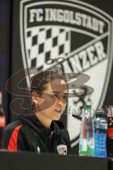 3. Liga; FC Ingolstadt 04 - 1. FC Saarbrücken; Interview Pressekonferenz Cheftrainerin Sabrina Wittmann (FCI)