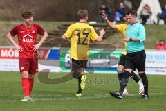 Kreisklasse - Saison 2023/24 -  SV Zuchering - TSV Lichtenau - Peer Wittmer gelb Lichtenau schiesst den 0:1 Führungstreffer - jubel - Foto: Meyer Jürgen