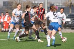 2. Bundesliga Frauen - Saison 2024/25 - FC Ingolstadt 04 Frauen - SC Sand - Nadja Burkhard (Nr.7 - FCI Frauen) - Griß Tabea weiss Sand - Foto: Meyer Jürgen