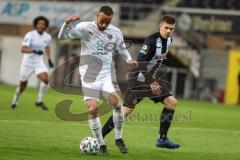 3. Liga - SC Verl - FC Ingolstadt 04 - Fatih Kaya (9, FCI) Jürgensen Lasse (19 Verl)