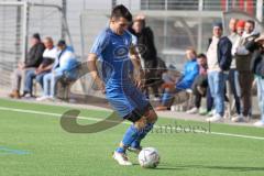 2024_2_17 - Saison 2023/24 - AUDI-Schanzer Amateur Cup - SV Hundszell - FC Gerolfing - Finale - Luca Kammerer blau Hundszell - XXXXX - Foto: Meyer Jürgen