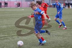 A-Junioren - Bundesliga Süd FC Ingolstadt 04 - TSG 1899 Hoffenheim -  Valentin Hoti (Nr.6 - FCI A-Junioren) rot - Foto: Meyer Jürgen