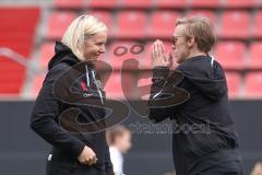 2. Bundesliga Frauen - Saison 2024/25 - FC Ingolstadt 04 Frauen - SV Weinberg - Solveig Böhme links - Simone Wagner - Foto: Meyer Jürgen
