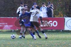 2023_10_28 - Kreisklasse - Saison 2023/24 - FC GW Ingolstadt - FC Arnsberg - Ersin Ucar #7 GW Ing -  - Oliver Bauer blau Arnsberg - Foto: Meyer Jürgen