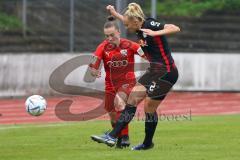 2. Fußball-Liga - Frauen - Saison 2022/2023 - FC Ingolstadt 04 - RB Leipzig - Haim Vanessa (Nr.13 - FC Ingolstadt 04 ) - Kempe Frederike schwarz Leipzig - Foto: Meyer Jürgen