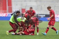 3. Liga; FC Ingolstadt 04 - SV Waldhof Mannheim; Tor Jubel Treffer Emre Gül (5, FCI) 3:0 Mattis Hoppe (2, FCI) Ognjen Drakulic (30, FCI) Georgios Antzoulas (6, FCI) Simon Lorenz (32, FCI) Max Plath (14 FCI)