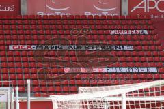 3. Liga - FC Ingolstadt 04 - 1. FC Saarbrücken - Spruchband Choreo Fans