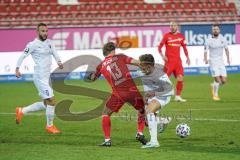 3. Liga - FSV Zwickau - FC Ingolstadt 04 - Dennis Eckert Ayensa (7, FCI) Könnecke Mike (13 Zwickau) Fatih Kaya (9, FCI)