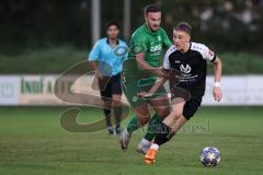 Bezirksliga - Saison 2023/2024 - SV Manching  - VFB Eichstätt II - Marcel Posselt (Nr.19 - SV Manching) -  - Kübler Siegfried schwarz Eichstätt - Foto: Meyer Jürgen