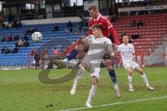 3. Liga - SpVgg Unterhaching - FC Ingolstadt 04 - Dennis Eckert Ayensa (7, FCI) gegen Göttlicher Felix (14 SpVgg)