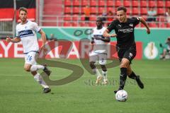 DFB Pokal; FC Ingolstadt 04 - SV Darmstadt 98; Dominik Franke (3 FCI) Bader Matthias (26 SVD)