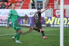 3. Liga; FC Ingolstadt 04 - 
SV Sandhausen; Tor Jubel Treffer Felix Keidel (43, FCI) 4:0