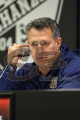 3. Liga; FC Ingolstadt 04 - 1. FC Saarbrücken; Interview Pressekonferenz Cheftrainer Alois Schwartz (FCS)