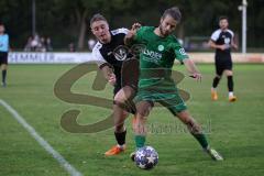 Bezirksliga - Saison 2023/2024 - SV Manching  - VFB Eichstätt II - Daniel Schweiger (Nr.11 - SV Manching) - Kübler Siegfried schwarz Eichstätt - Foto: Meyer Jürgen