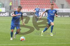 2.BL; FC Ingolstadt 04 - Werder Bremen, Dennis Eckert Ayensa (7, FCI) Christian Gebauer (22, FCI)