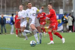 2. Bundesliga Frauen - Saison 2023/24 - FC Ingolstadt 04 Frauen - FC Carl Zeiss Jena - Ivana Slipcevic (Nr.8 - FCI) - Julevic Merza weiss Jena -  Foto: Meyer Jürgen