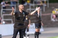 3. Liga; Borussia Dortmund II - FC Ingolstadt 04; an der Seitenlinie, Spielerbank Cheftrainer Michael Köllner (FCI)