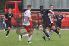 Relegation 2 - U17 - SSV Jahn Regensburg - FC Ingolstadt 04 - Michael Udebuluzor (25 FCI) Paul Gebhard (5 SSV)