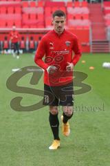 3. Fußball-Liga - Saison 2020/2021 - FC Ingolstadt 04 - FC Viktoria Köln - Stefan Kutschke (#30,FCI)  beim warm machen - Foto: Meyer Jürgen