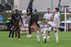 Toto-Pokal; ATSV Erlangen - FC Ingolstadt 04; Moussa Doumbouya (27, FCI) Sebastien Döring ( ATSV) Hans Nunoo Sarpei (18 FCI)