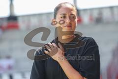 3. Liga; FC Ingolstadt 04 - Würzburger Kickers; vor dem Spiel Cheftrainerin Sabrina Wittmann (FCI)