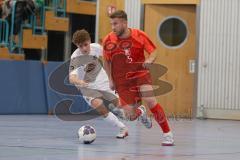 Lotto - Hallen - Bayerncup - Oberbayern -  Saison 2022/2023  - FC Fatih - Traunstein - 1:1 - Dardan Berisha #5 Fatih - Foto: Meyer Jürgen