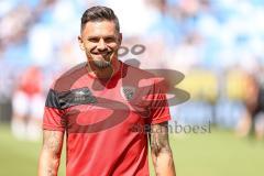 3. Liga; 1. FC Saarbrücken - FC Ingolstadt 04 - vor dem Spiel Pascal Testroet (37, FCI)