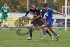 Bezirksliga - Saison 2025/26 - TSV Ober./Unterhaunstadt -  TSV Gaimersheim - Quendrim Hoti (Nr.4 - TSV Gaimersheim) - Nail Dizdarevic blau Ober/Unterh.stadt - Foto: Meyer Jürgen