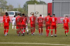 Bayernliga Süd - Saison 2022/2023 - FC Ingolstadt 04 -  VFR Garching - Der 1:0 Führungstreffer durch Götzendorfer Mario (Nr.23 - Fc Ingolstadt 04 II) per Elfmeter - Jubel - Gashi Egson (Nr.9 - Fc Ingolstadt 04 II) -  - Foto: Meyer Jürgen