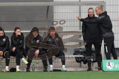 2. Bundesliga Frauen - Saison 2023/24 - FC Ingolstadt 04 Frauen - Borussia Mönchen Gladbach - Cheftrainer Miren Catovic (FCI) mit Mario Nurtsch - XXXXX - Foto: Meyer Jürgen