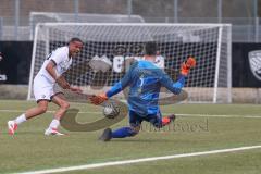 Bayernliga Nord - Saison 2024/25 - FC Ingolstadt 04 II - TSV Kornburg - Micah Ham (Nr.25 - FCI U21) - Ockert Arthur Torwart Kornbuch - Foto: Meyer Jürgen