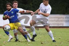 Kreisklasse -  Saison 2023/2024 - TSV Ingolstadt Nord - TSV Großmehring - Fabian Risch weiss Großmehring - Abderahim Zerbane blau Ing Nord - Foto: Meyer Jürgen