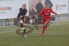 Frauen - Bayernliga - U17 - B-Junioren -  FC Ingolstadt 04 II - FC Forstern - Müller Luisa schwarz Forstern - Lilli Gehl rot FCI - Foto: Meyer Jürgen