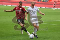 3.Liga - Saison 2022/2023 - FC Ingolstadt 04 -  - SV Waldhof-Mannheim - Arian Llugiqi (Nr.25 - FCI) - Foto: Meyer Jürgen