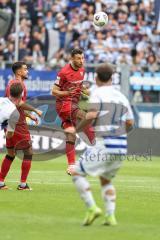 3. Liga; MSV Duisburg - FC Ingolstadt 04; Kopfball Lukas Fröde (34, FCI) Coskun Can (27 MSV)