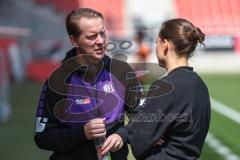 3. Liga; FC Ingolstadt 04 - VfL Osnabrück; Cheftrainer Timo Schultz (VfL) Cheftrainerin Sabrina Wittmann (FCI)