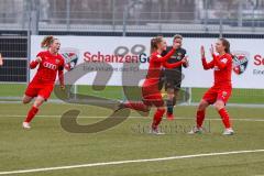 2. Frauen-Bundesliga - Saison 2021/2022 - FC Ingolstadt 04 - FC Bayern München II - Der 1:1 Ausgleichstreffer durch Mailbeck Alina (#8 FCI) - jubel - Foto: Meyer Jürgen