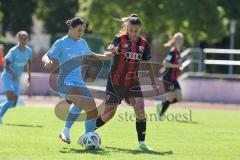 *** 2. Bundesliga Frauen - Saison 2025/26 - FC Ingolstadt 04 Frauen - Victoria Berlin - Laura Frank (Nr.6 - FC Ingolstadt Frauen I) - Aydin Leyila blau Berlin - Foto: Meyer Jürgen