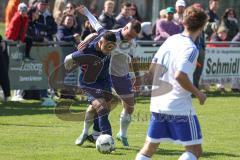 Kreisklasse - SV Hundszell - SV Zuchering - Martin Kusche weiss Hundszell - Daniel Drotleff blau Zuchering - Foto: Jürgen Meyer