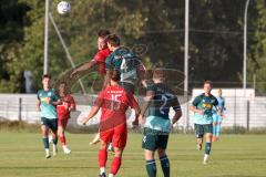 Bayernliga Nord - Saison 2023/2024 - FC Ingolstadt 04 - SSV Jahn Regensburg - Konjuhu Valdrin (Nr.10 - FCI U21) - Paul Gebhard grün Regensburg - Foto: Meyer Jürgen