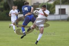 Kreisklasse - Saison 2023/2024 - TSV Großmehring - SV Buxheim - Leopold Hoch blau Großmehring - Alex Libeg weiss Buxheim - Foto: Meyer Jürgen