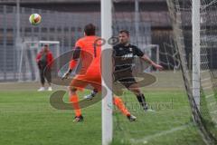 Bezirksliga - Saison 2024/25- TSV Gaimersheim - FC Gerolfing - Denis Janjic (Nr.31 - TSV Gaimersheim) - Torwart Michael Oblinger (Nr.1 - FC Gerolfing) - Foto: Meyer Jürgen