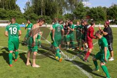 Kreisliga - TSV Baar Ebenhausen - TSV Gaimersheim - Jubel bei den Gaimersheimern zum erreichen der Relegation - Foto: Jürgen Meyer