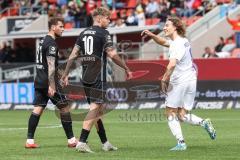 3. Liga; FC Ingolstadt 04 - SC Verl; Tor Jubel Treffer 2:0 Tim Civeja (8, FCI)