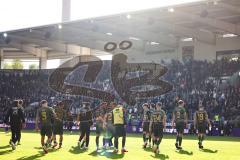 3. Liga; Erzgebirge Aue - FC Ingolstadt 04; Niederlage, 1:0 hängende Köpfe, die Schanzer gehen in die Kabine