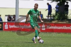 Freundschaftsspiel - Saison 2023/2024 - SV Manching  - FSV Fortuna Regensburg - Dzenis Seferovic (Nr.6 - SV Manching) - Foto: Meyer Jürgen