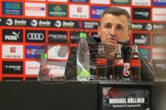 3.Liga - Saison 2022/2023 - FC Ingolstadt 04 -  - Pressekonferenz - Cheftrainer Michael Köllner (FCI)-  - Foto: Meyer Jürgen
