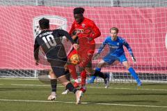 A - Junioren Bundesliga Süd/Südwest -  Saison 2021/2022 - FC Ingolstadt 04 - SC Freiburg - Madougou Ibrahim (#9 FCI) - Foto: Meyer Jürgen