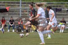 2. Bundesliga Frauen - Saison 2025/26 - FC Ingolstadt 04 Frauen - FCB München II - Emma Kusch (Nr.9 - FC Ingolstadt Frauen I) - Kraus Scarlett rot FCB  - Foto: Meyer Jürgen