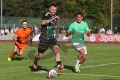 Bezirksliga - Saison 2025/26 - FC Fatih Ingolstadt - TSV Gaimersheim - Thomas Schreiner (Nr.10 - TSV Gaimersheim) erzielt ein Tor - jubel - Emre Berk grün Fatih - Daniel Wolf Torwart Fatih - Foto: Meyer Jürgen